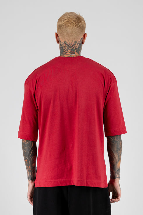 T-shirt Oversized USA - Red